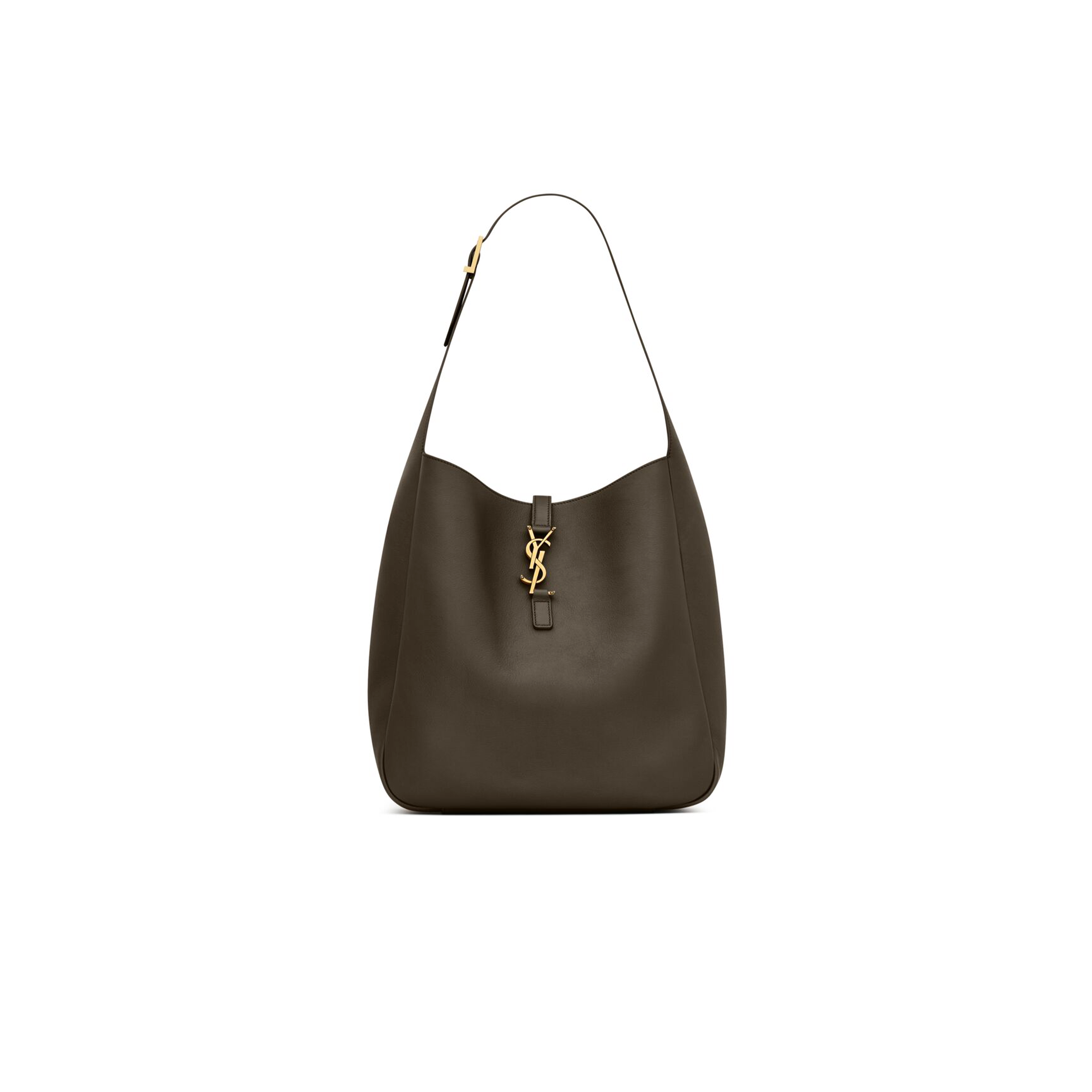 y*l le 5 À 7 S*pple large in grained leather 753837aaauq3212 (30*28*11cm)